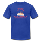 Birthday Tee - royal blue