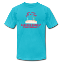 Birthday Tee - turquoise