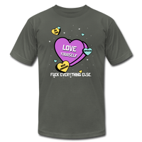 Love Yourself Tee - asphalt