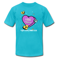 Love Yourself Tee - turquoise