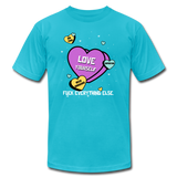 Love Yourself Tee - turquoise