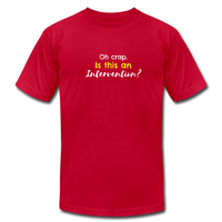 Intervention Tee - red