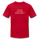 Intervention Tee - red
