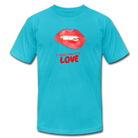 Doesn't have to be Love Tee - turquoise